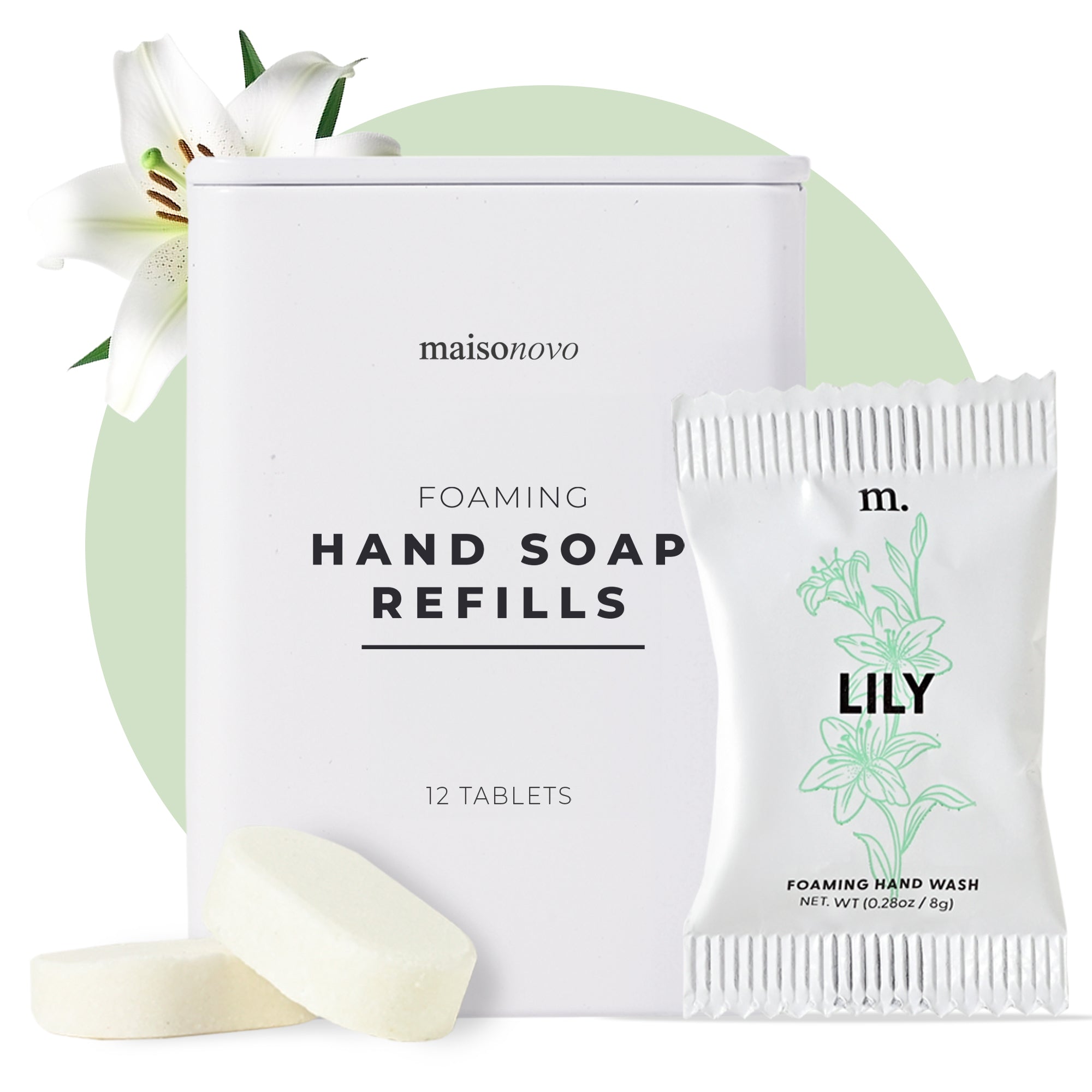 Foaming Hand Soap Tablets Lily x 12