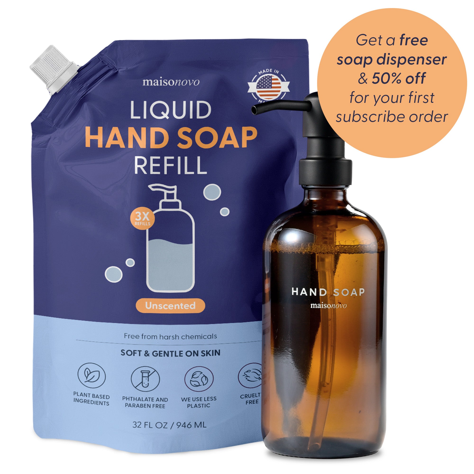 Liquid Hand Soap Refill - Unscented