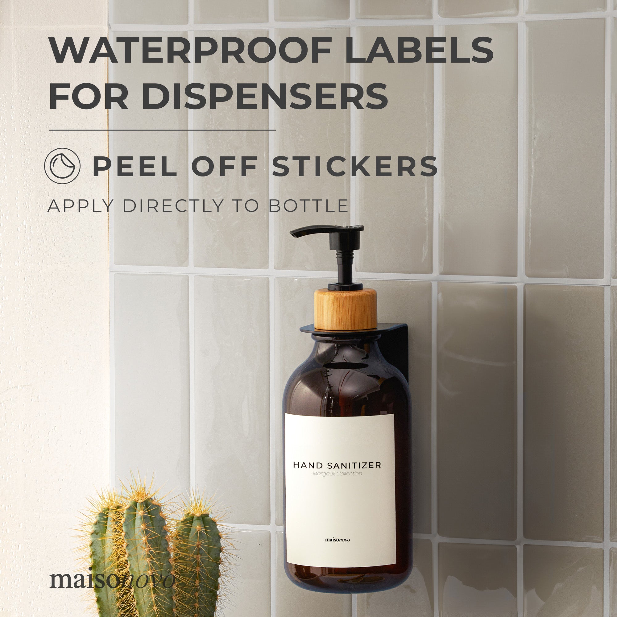 Waterproof Labels Margaux Sanitizer